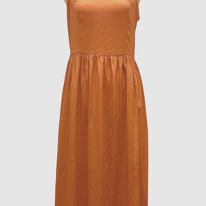 Goodthreads - Women's Georgette Smock-back Cami Midi Dress - Rose Medium (R1)